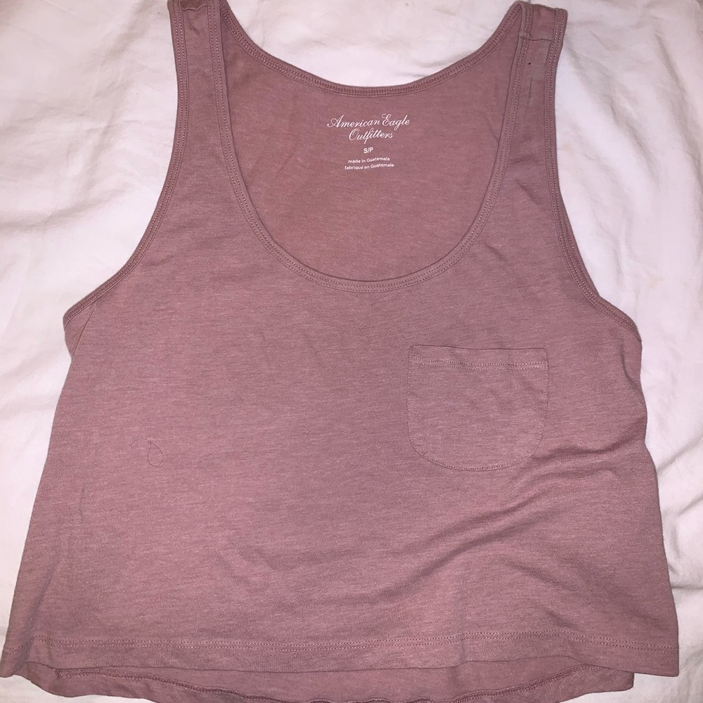 Pink crop top